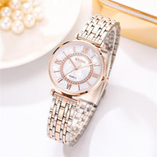 Load image into Gallery viewer, Diamond Ladies Wristwatches Stainless Steel