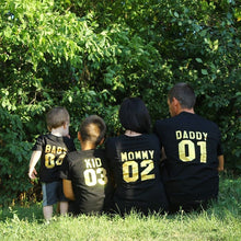 Load image into Gallery viewer, T-shirt DADDY MOMMY KID BABY