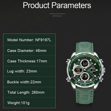 Load image into Gallery viewer, Chronograph sports wristwatch alarm clock