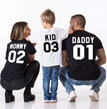 Load image into Gallery viewer, T-shirt DADDY MOMMY KID BABY