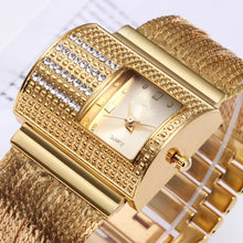 Load image into Gallery viewer, Creativity 2022 Fashion Luxury Ladies Wrist Watches Top Brand Gold Steel Strap Waterproof Women's Bracelet Watch Zegarek Damski