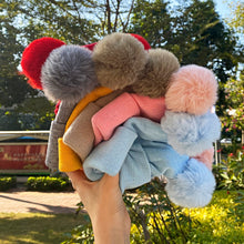 Load image into Gallery viewer, Winter baby scarf hat