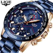 Load image into Gallery viewer, LIGE 2022 new fashion men watch