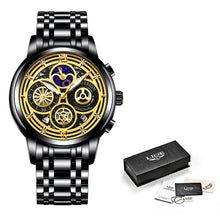 Load image into Gallery viewer, LIGE New Women's Gold Watch