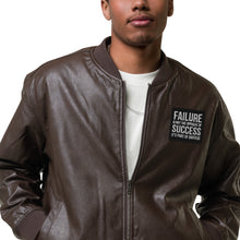 Load image into Gallery viewer, Leather Bomber Jacket