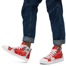 Load image into Gallery viewer, Men’s high top canvas shoes