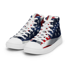 Load image into Gallery viewer, Men’s high top canvas shoes