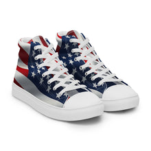 Load image into Gallery viewer, Men’s high top canvas shoes