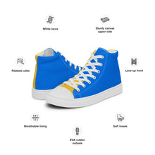 Load image into Gallery viewer, Women’s high top canvas shoes