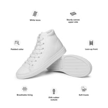 Load image into Gallery viewer, Women’s high top canvas shoes
