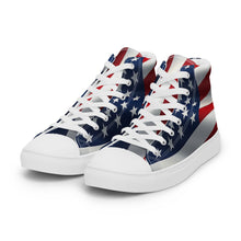 Load image into Gallery viewer, Women’s high top canvas shoes