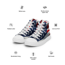 Load image into Gallery viewer, Women’s high top canvas shoes