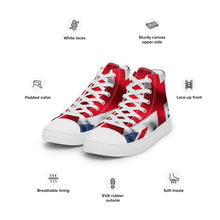 Load image into Gallery viewer, Women’s high top canvas shoes