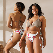 Load image into Gallery viewer, All-over print recycled string bikini bottom
