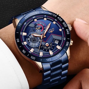 LIGE 2022 new fashion men watch