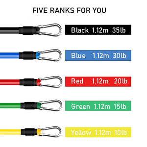 11pcs Tube Tire Rope Fitness Sport