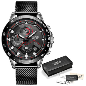 LIGE 2022 new fashion men watch