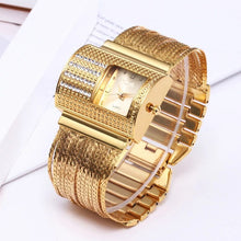 Load image into Gallery viewer, Creativity 2022 Fashion Luxury Ladies Wrist Watches Top Brand Gold Steel Strap Waterproof Women&#39;s Bracelet Watch Zegarek Damski
