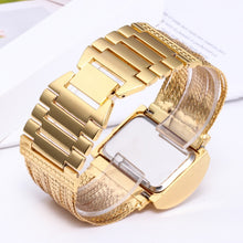 Load image into Gallery viewer, Creativity 2022 Fashion Luxury Ladies Wrist Watches Top Brand Gold Steel Strap Waterproof Women&#39;s Bracelet Watch Zegarek Damski
