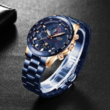 Load image into Gallery viewer, LIGE 2022 new fashion men watch
