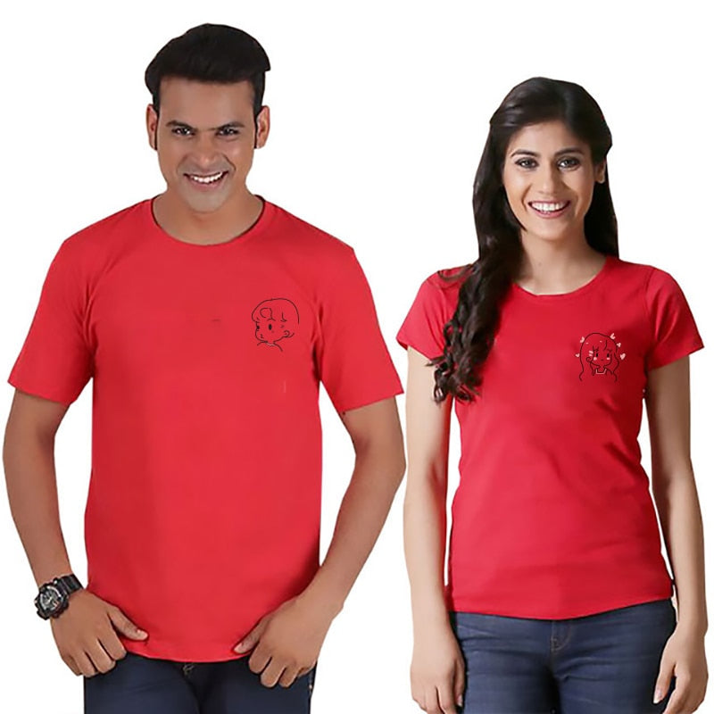 Couple T-shirt Summer Couple