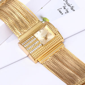 Creativity 2022 Fashion Luxury Ladies Wrist Watches Top Brand Gold Steel Strap Waterproof Women&#39;s Bracelet Watch Zegarek Damski