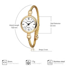 Load image into Gallery viewer, Women&#39;s steel bracelet watch
