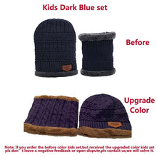 Load image into Gallery viewer, Parent Child Winter Hat Scarf
