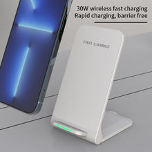 Load image into Gallery viewer, 30W Wireless Charger Stand Pad for  iPhone &amp; Samsung S21 S20
