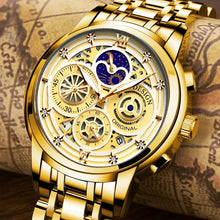 Load image into Gallery viewer, LIGE New Women&#39;s Gold Watch
