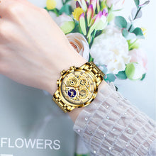 Load image into Gallery viewer, LIGE New Women&#39;s Gold Watch
