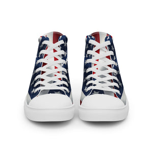 Men’s high top canvas shoes