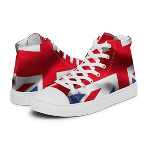 Men’s high top canvas shoes