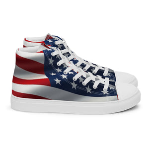 Men’s high top canvas shoes