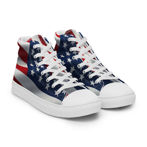 Men’s high top canvas shoes