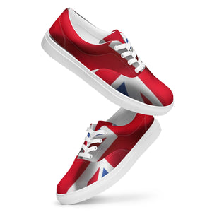 Men’s lace-up canvas shoes