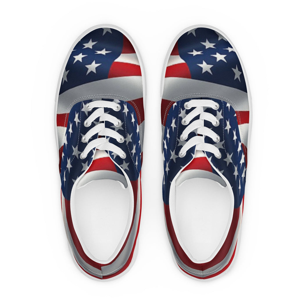 Men’s lace-up canvas shoes