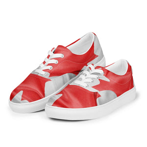 Men’s lace-up canvas shoes