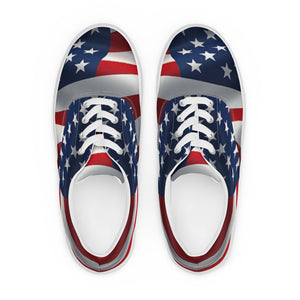 Women’s lace-up canvas shoes