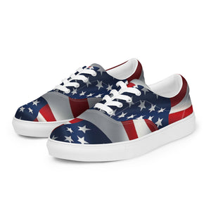 Women’s lace-up canvas shoes